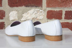 Mocassins en cuir souple blanc Californie