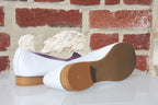 Mocassins en cuir souple blanc Californie