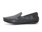 Mocassins noir en cuir souple 