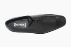 Derby classique en cuir noir Moya