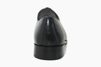 Derby classique en cuir noir Moya