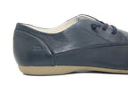 Derby confort en cuir bleu Fiona