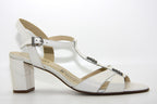 Sandales blanc nacré Madrague