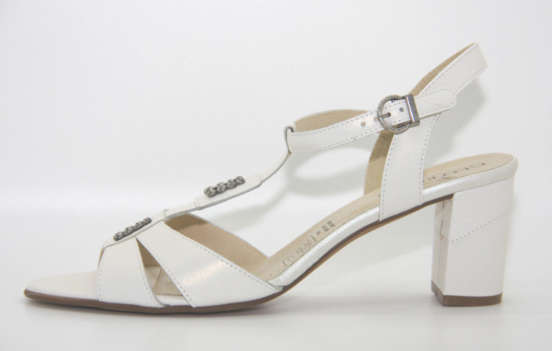 Sandales blanc nacré Madrague