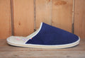 Mules en laine bleu marine Cocooning