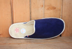 Mules en laine bleu marine Cocooning