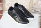 Sneakers en cuir noir Ixial