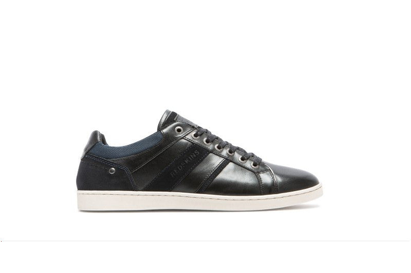 Sneakers en cuir noir Ixial