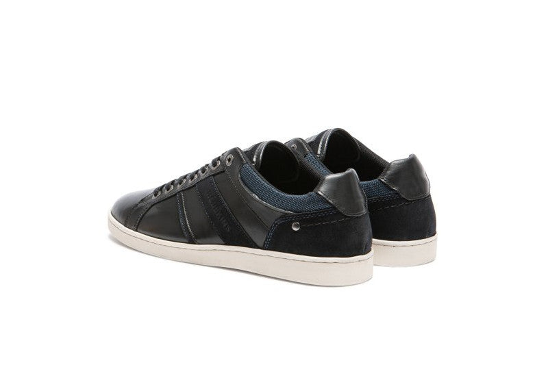 Sneakers en cuir noir Ixial