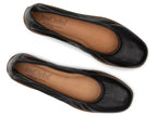 Ballerines souples Fenja en cuir noir