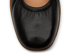 Ballerines souples Fenja en cuir noir