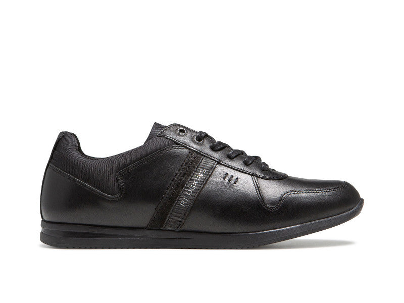 Sneakers Living en cuir noir