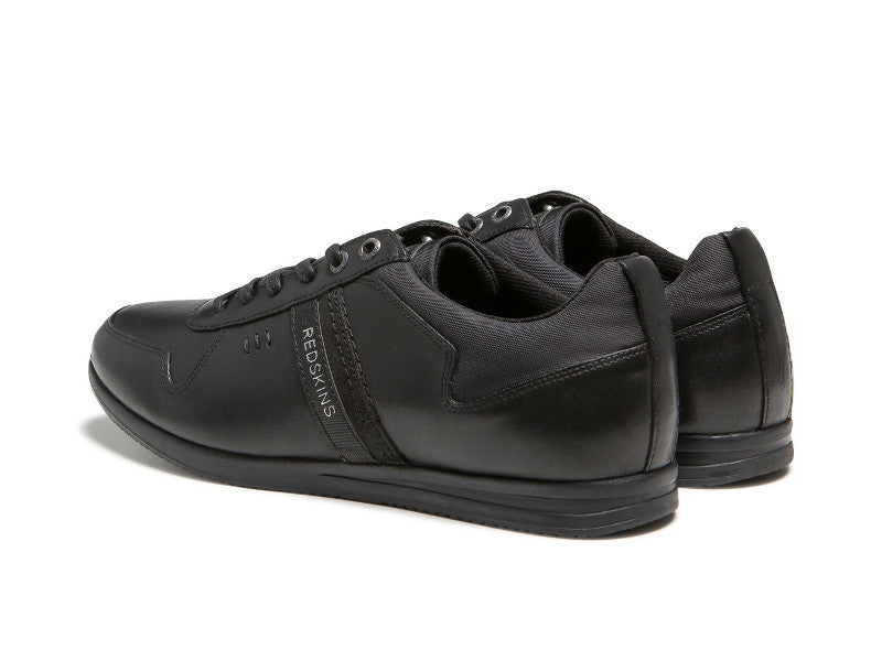 Sneakers Living en cuir noir