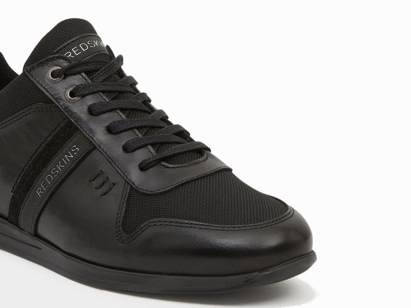 Sneakers Living en cuir noir
