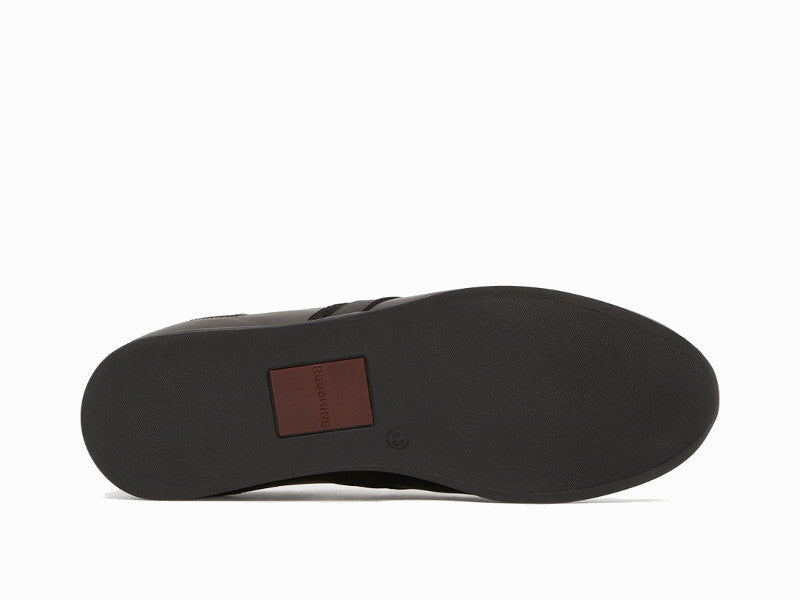 Sneakers Living en cuir noir