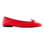 Ballerine en cuir rouge Gloss