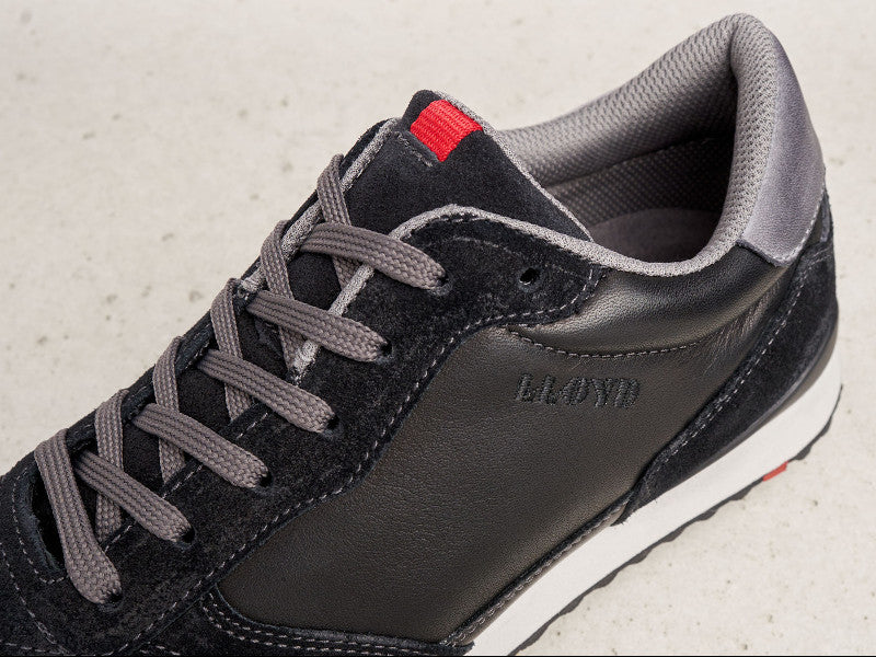 Sneakers ville Edmond en cuir noir 