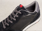 Sneakers ville Edmond en cuir noir 