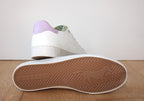 Tennis fantaisie blanc et vert Pistache