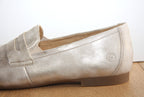 Mocassins en cuir doré Enjoy