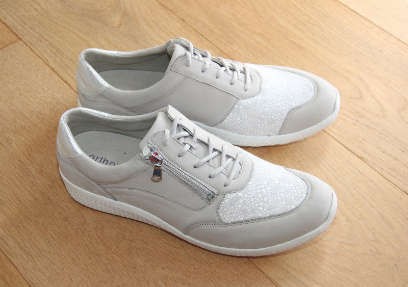 Tennis derby en cuir et textile extensible Magic