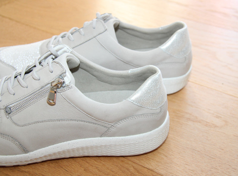 Tennis derby en cuir et textile extensible Magic
