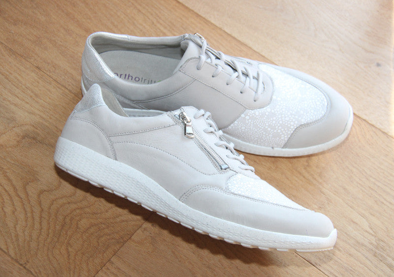 Tennis derby en cuir et textile extensible Magic
