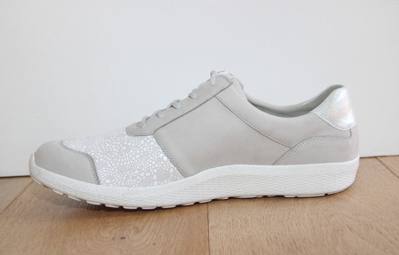 Tennis derby en cuir et textile extensible Magic