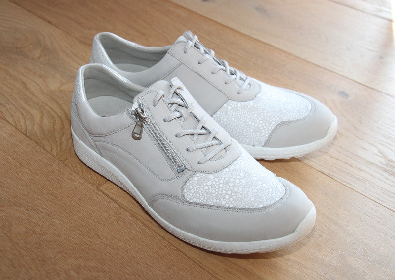 Tennis derby en cuir et textile extensible Magic