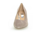 Escarpins beige en cuir velours Lola