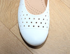 Ballerine ajourées Gabor en cuir blanc