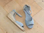 Espadrilles Llivia Toni Pons en cuir suède gris