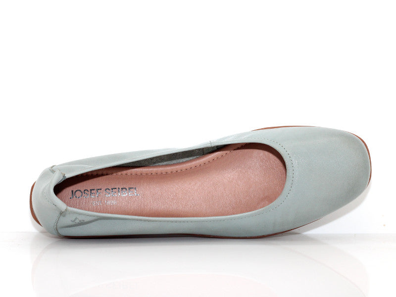 Ballerines souples Fenja en cuir bleu