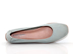 Ballerines souples Fenja en cuir bleu