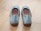 Ballerines souples Fenja en cuir bleu
