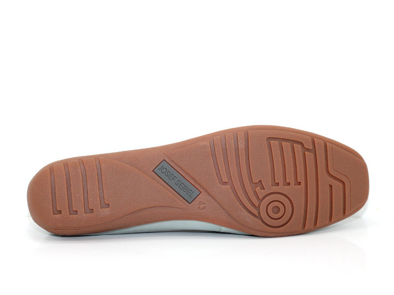 Ballerines souples Fenja en cuir bleu