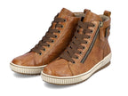 Baskets montantes Remonte en cuir marron