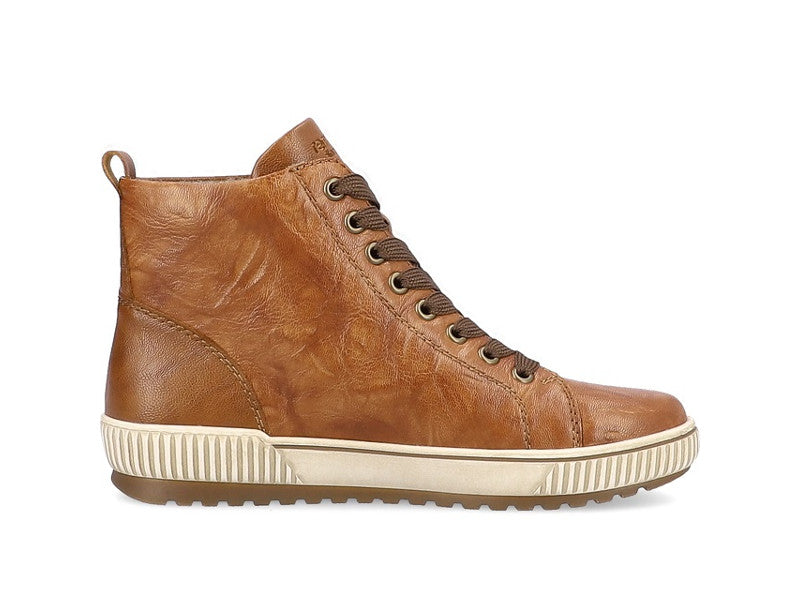 Baskets montantes Remonte en cuir marron
