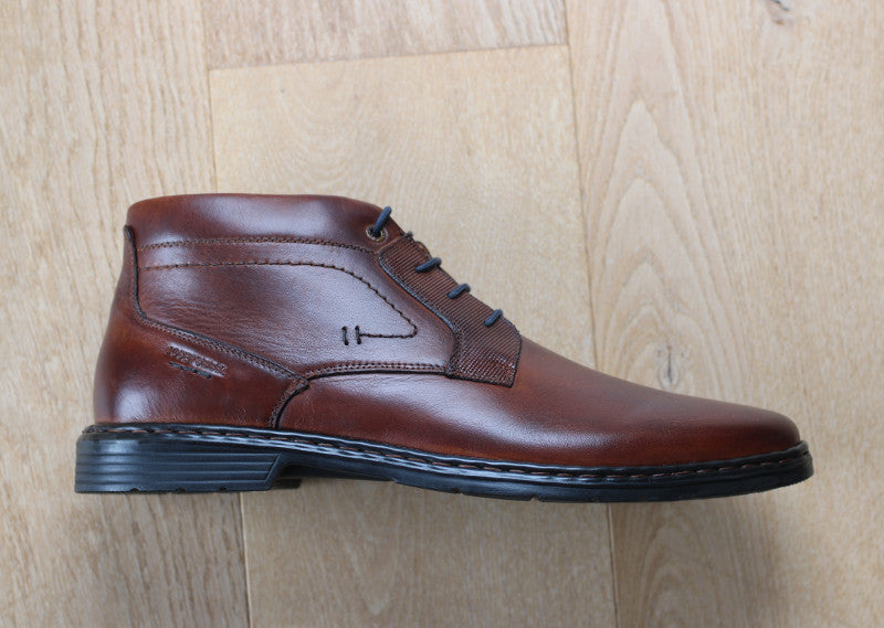 Chaussures montantes en cuir marron Alastair