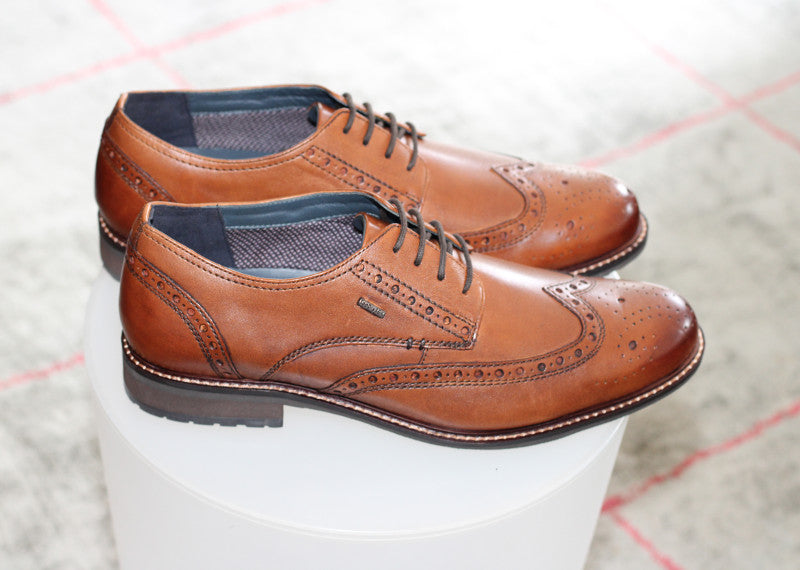 Chaussures derby en cuir marron Jasper