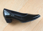 Escarpins Porino en cuir vernis Noir