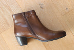 Bottines à talon Gabor en cuir marron