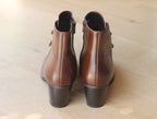 Bottines à talon Gabor en cuir marron