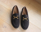 Mocassins marron Gabor en cuir velours 