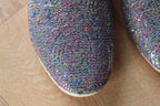 Charentaises en laine Paillettes