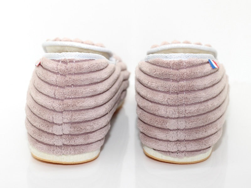 Charentaises en velours Poupette
