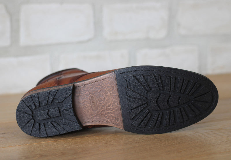 Boots Spicy en cuir marron de Redskins