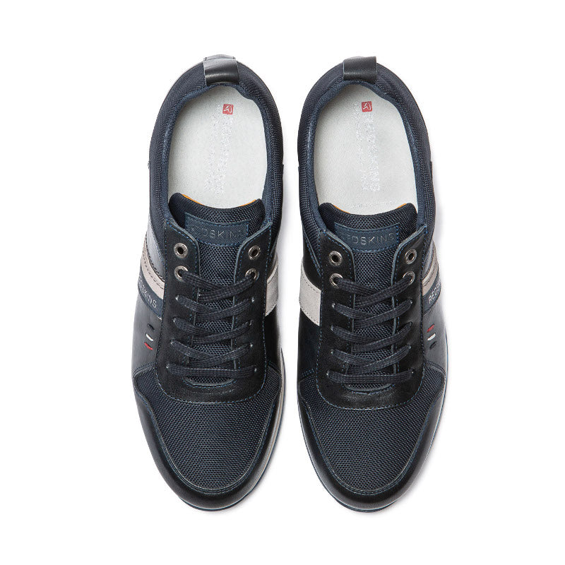 Sneakers Redskins en cuir bleu marine Living