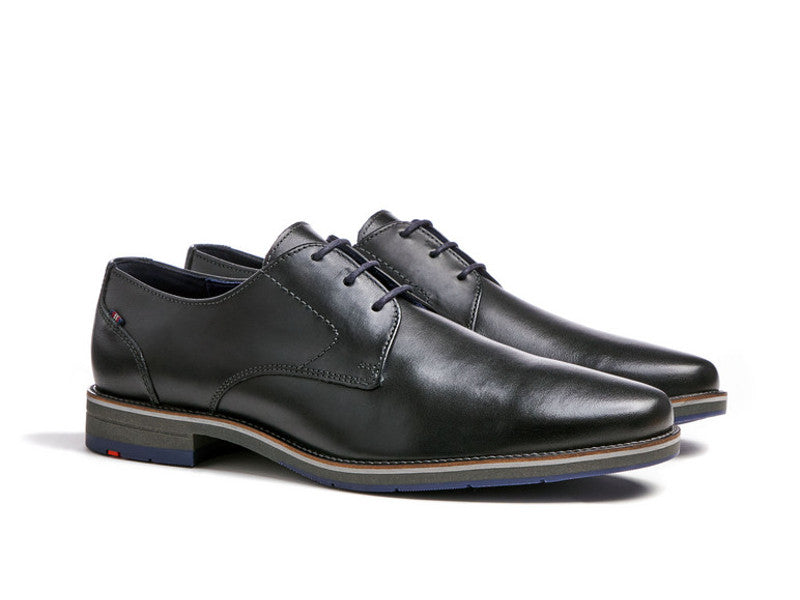 Chaussures à lacets Langston en cuir noir de Lloyd