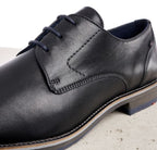 Chaussures à lacets Langston en cuir noir de Lloyd